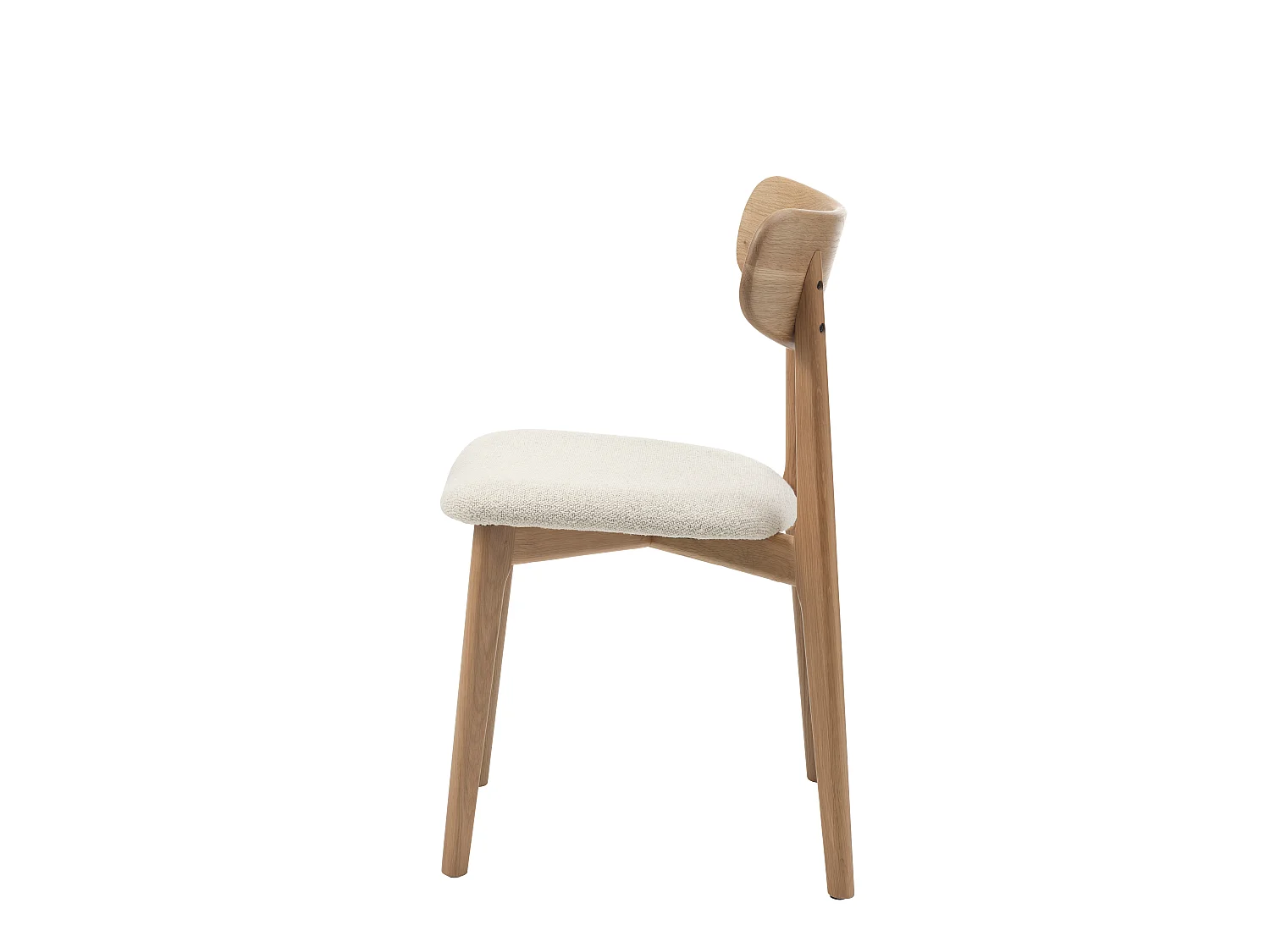 CADEIRA ELIM OFF WHITE BOUCLÉ – CONJUNTO DE 2