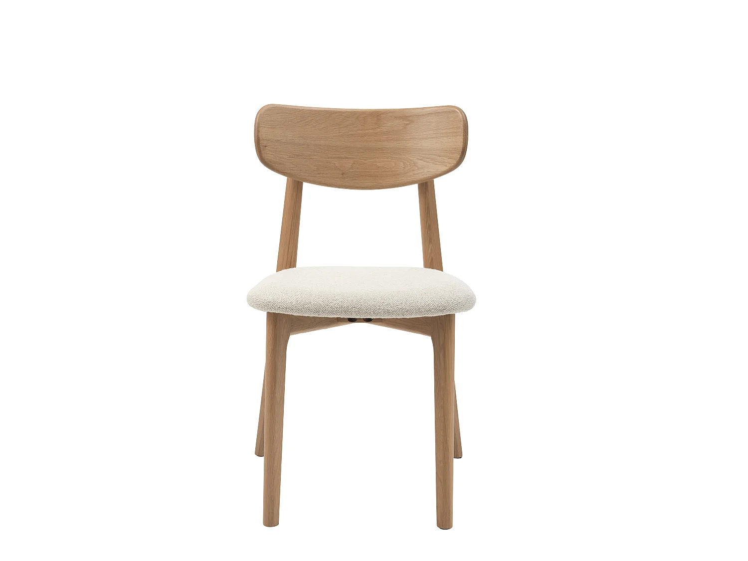 CADEIRA ELIM OFF WHITE BOUCLÉ – CONJUNTO DE 2