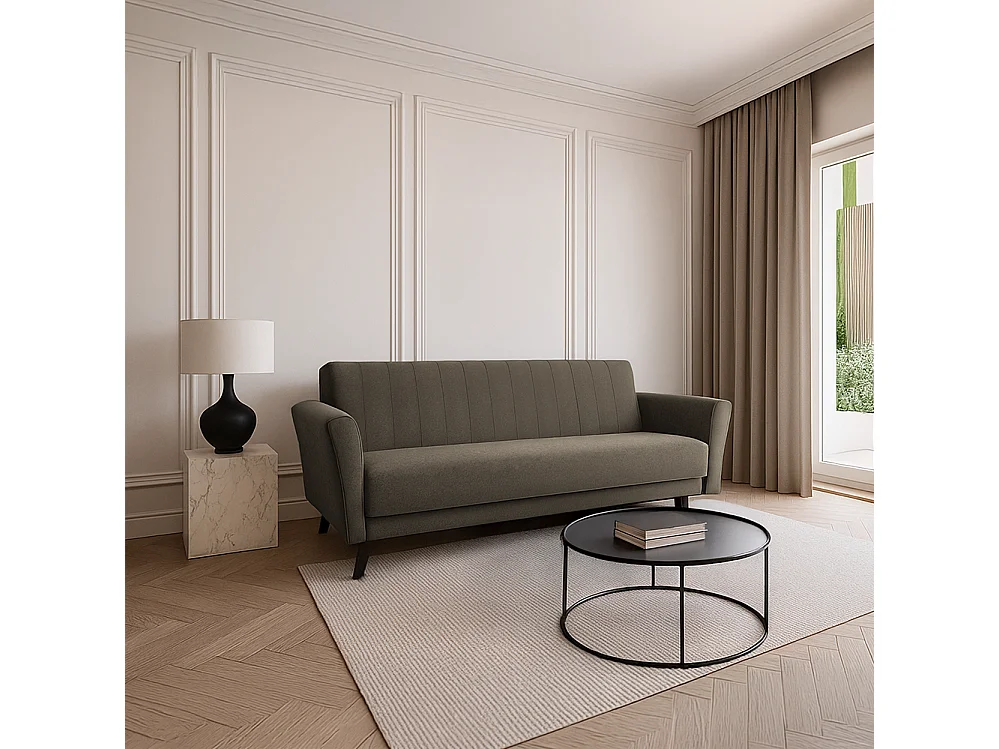 Linea Sofa, Grau-Beige (Paros 3)