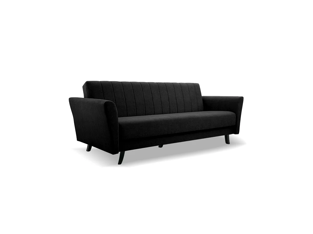 Linea Sofa, Schwarz (Kronos 07)