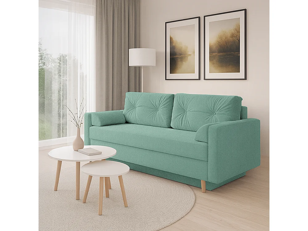 Astoria Sofa, Mint (Queens 18)