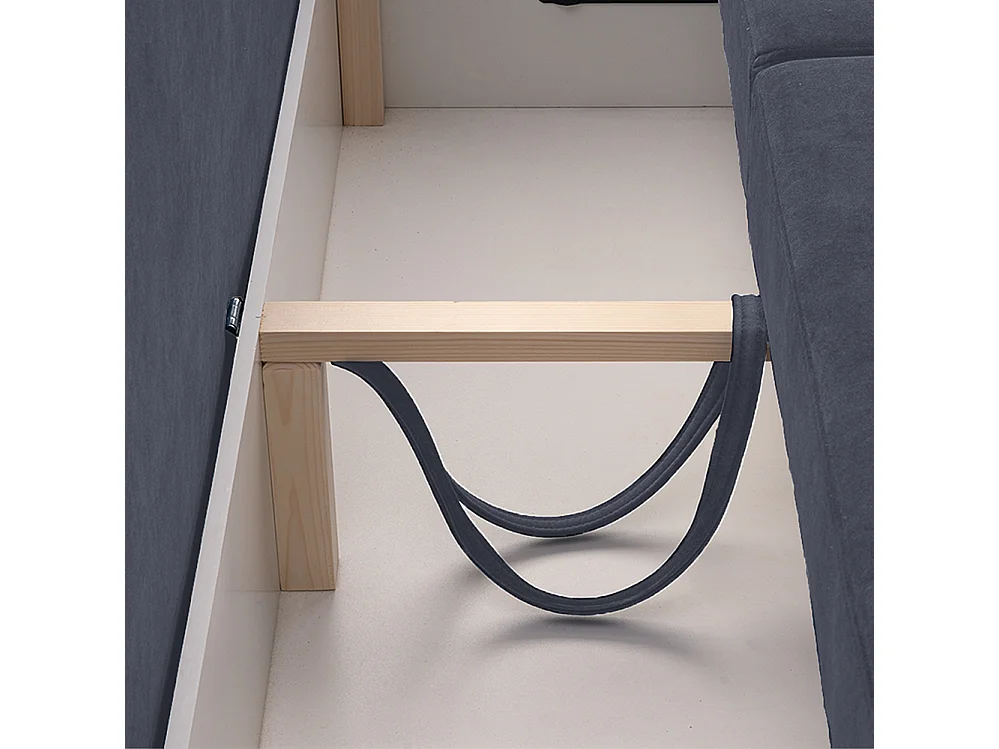 Sofa Siena, Dunkelgrau (Cloud 97)