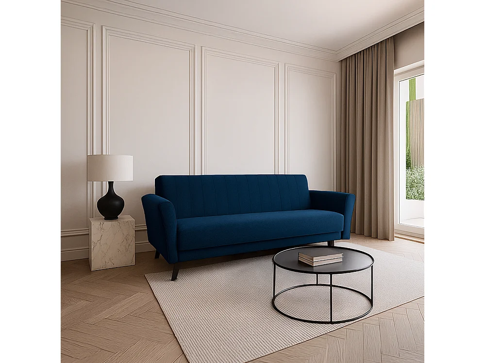 Linea Sofa, Blau (Kronos 09)