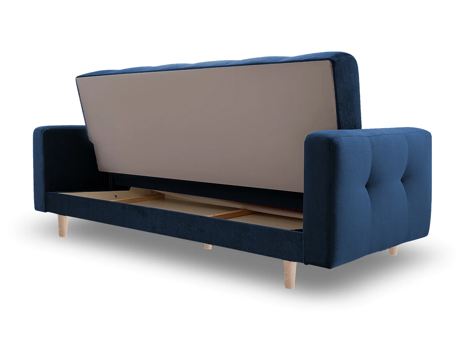 Sofa Lizbona, Blau (Kronos 09) (hell)