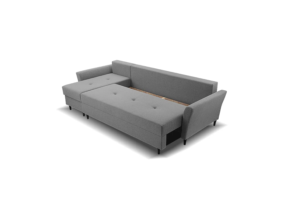 Rego Ecksofa, links, KENIA GRAU