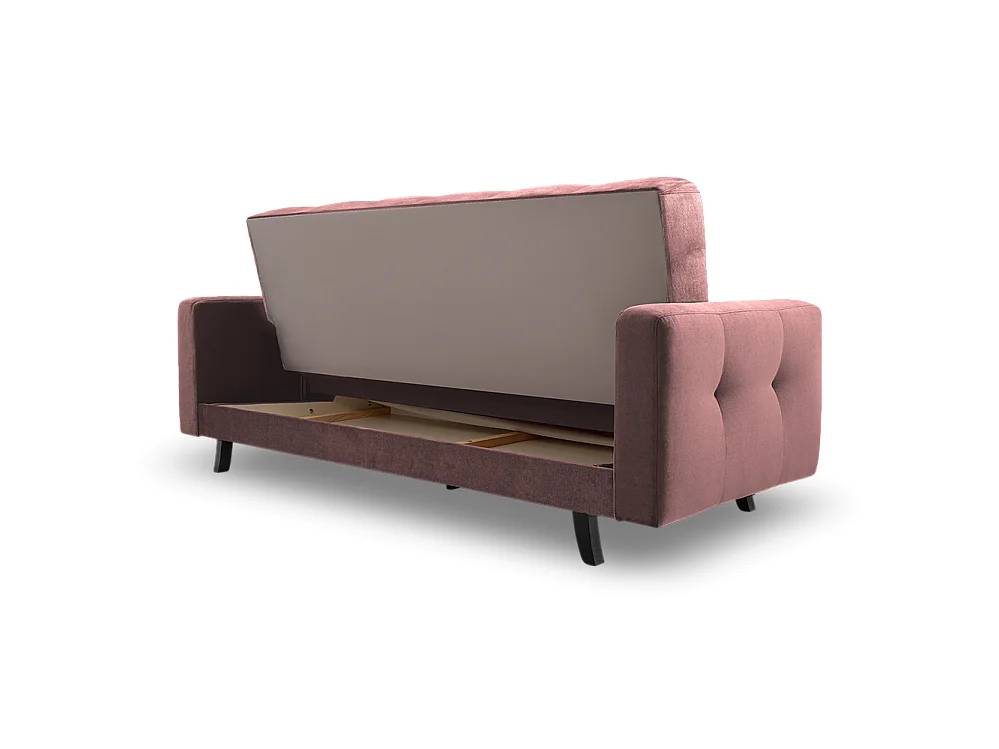 Sofa Lizbona, Rosa (Kronos 29) (schwarz)