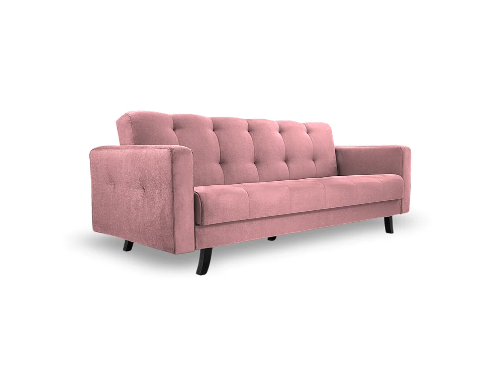 Sofa Lizbona, Rosa (Kronos 29) (schwarz)