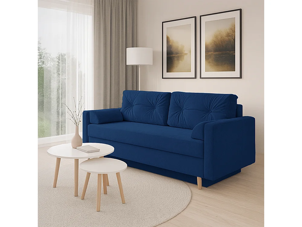 Astoria Sofa, Blau (Kronos 09)