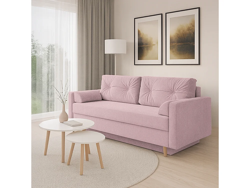 Astoria Sofa, Rosa (Queens 19)