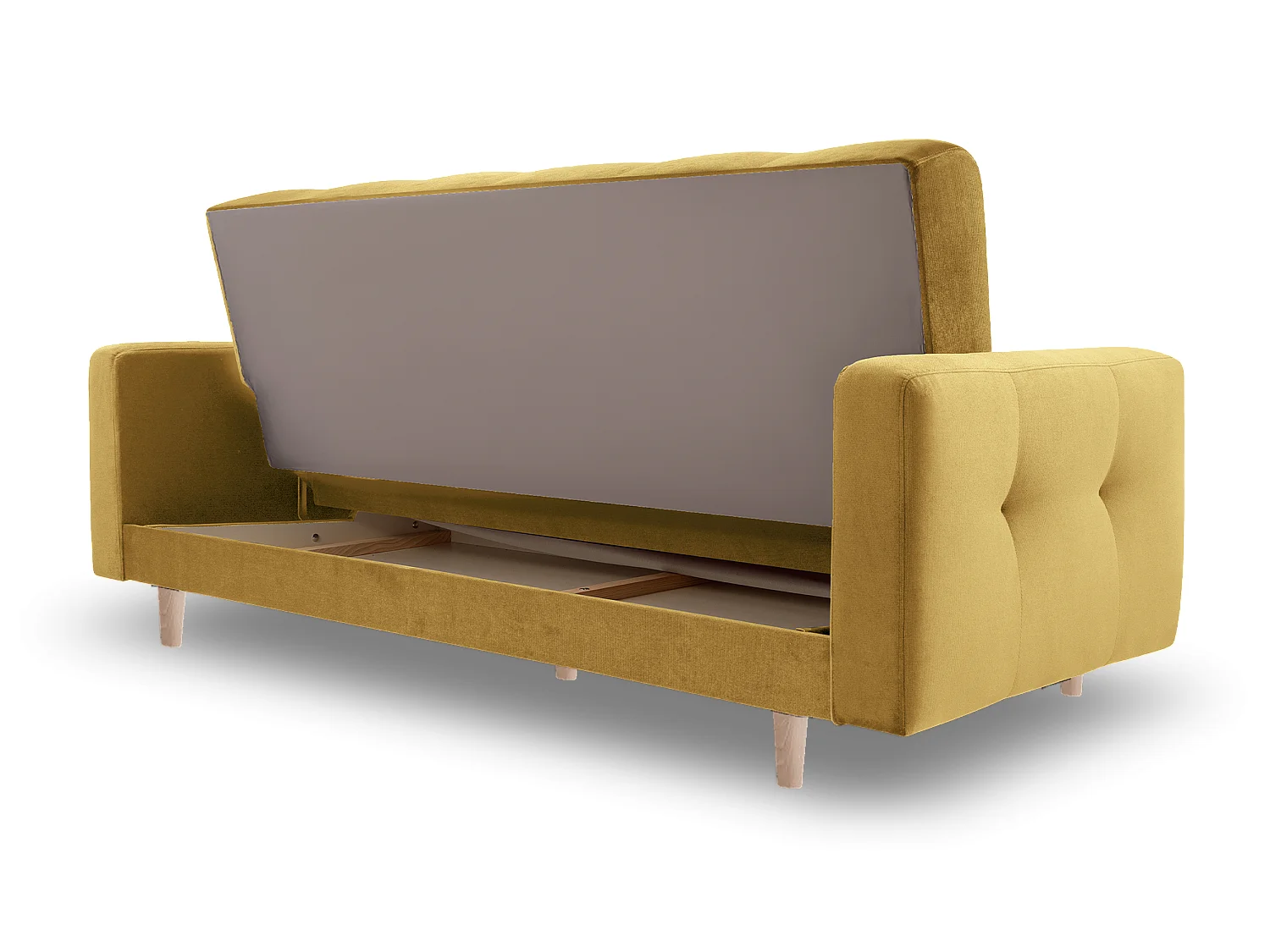 Sofa Lizbona, Gelb (Kronos 43) (hell)