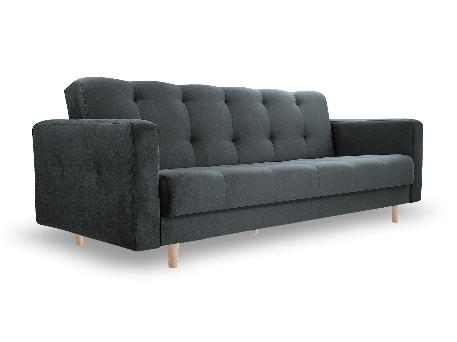 Sofa Lizbona, Dunkelgrau (Paros 6) (hell)