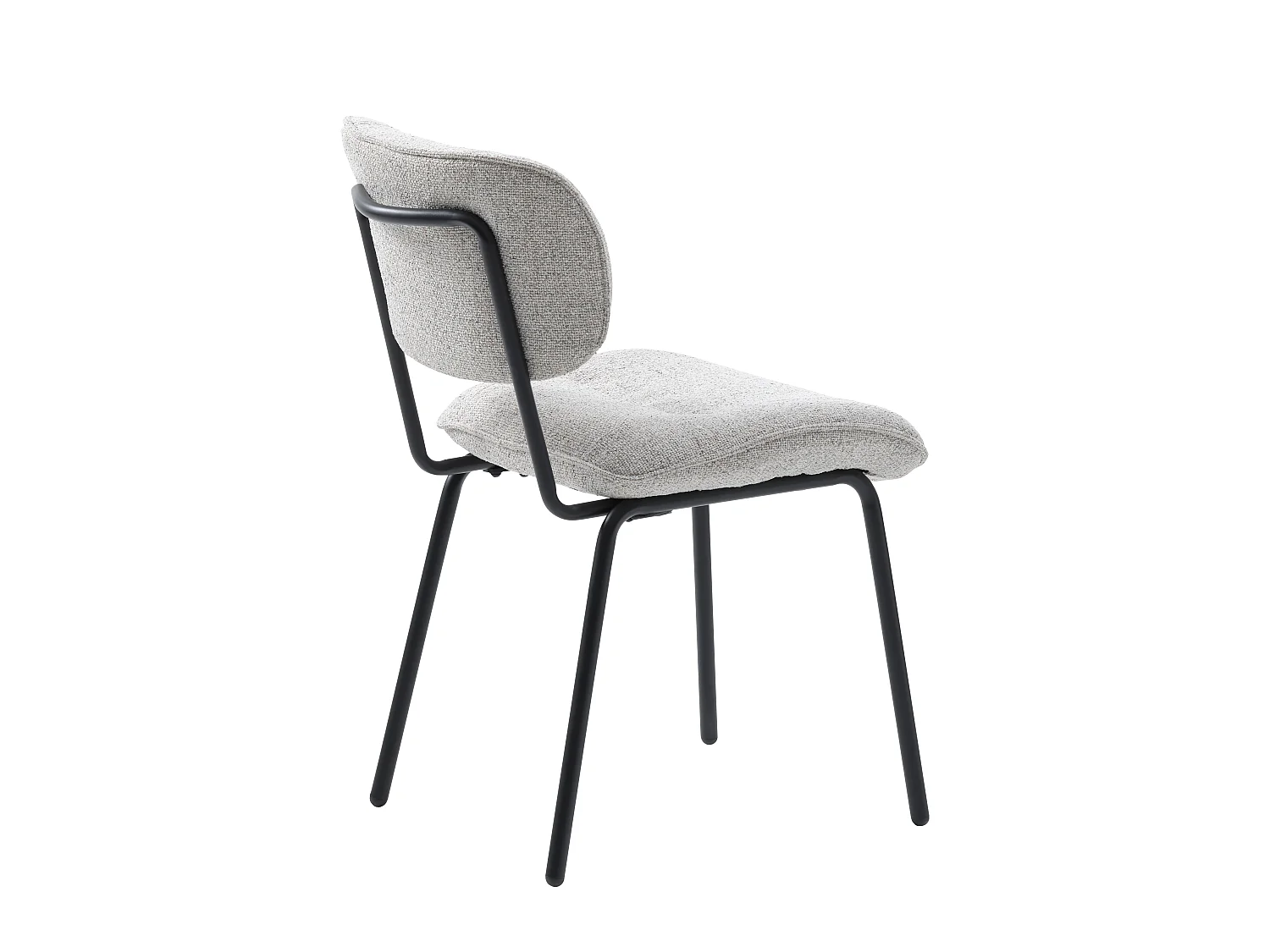 CADEIRA BUFFALO OFF WHITE MELANGE – CONJUNTO DE 2