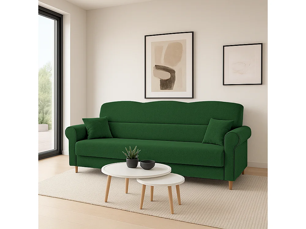 Loft-Sofa 3, Grün (AVRA 12)