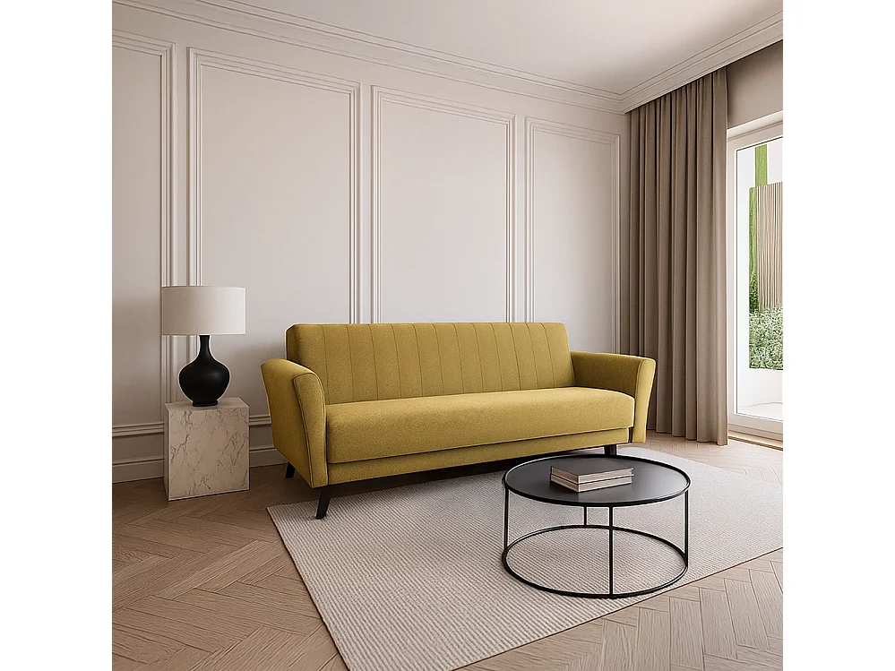 Linea Sofa, Gelb (Kronos 43)
