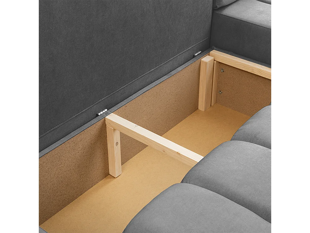 Teo Ecksofa, Dunkelgrau (Vena 20)