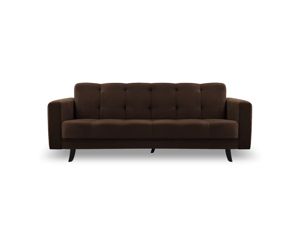 Sofa Lizbona, Braun (Kronos 06) (schwarz)