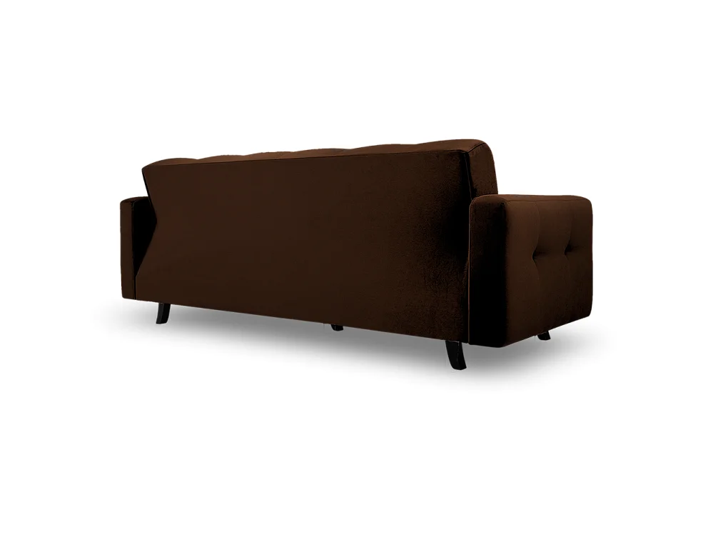 Sofa Lizbona, Braun (Kronos 06) (schwarz)