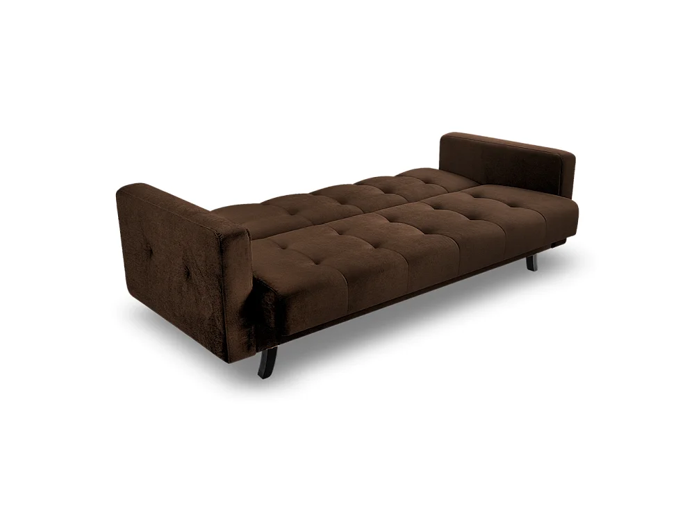 Sofa Lizbona, Braun (Kronos 06) (schwarz)