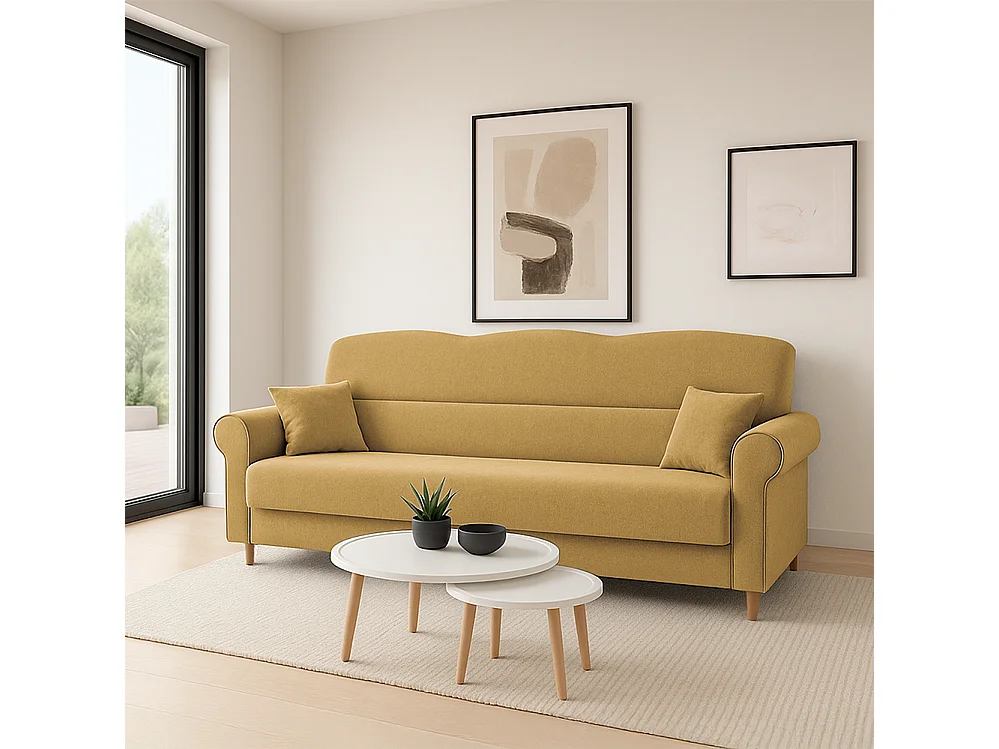 Loft-Sofa 3, Gelb (AVRA 7)