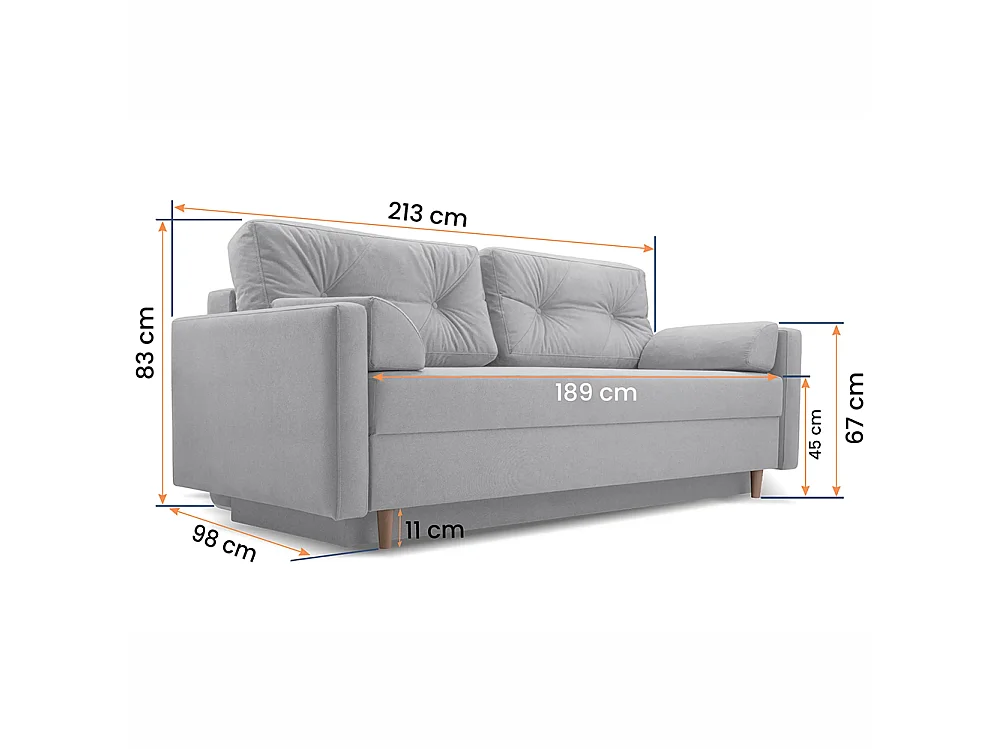 Astoria Sofa, Grün (Kronos 19)