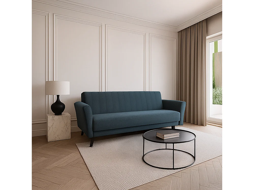 Linea Sofa, Dunkelgrau (Paros 6)