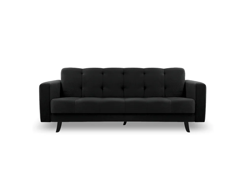 Sofa Lizbona, Schwarz (Kronos 07) (schwarz)