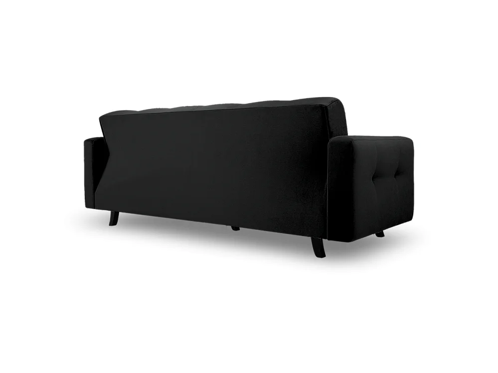 Sofa Lizbona, Schwarz (Kronos 07) (schwarz)