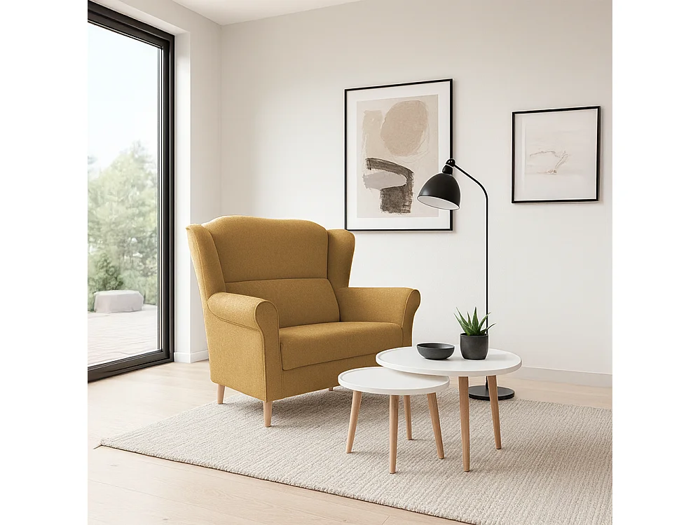 Loft-Sofa 2, Gelb (AVRA 7)