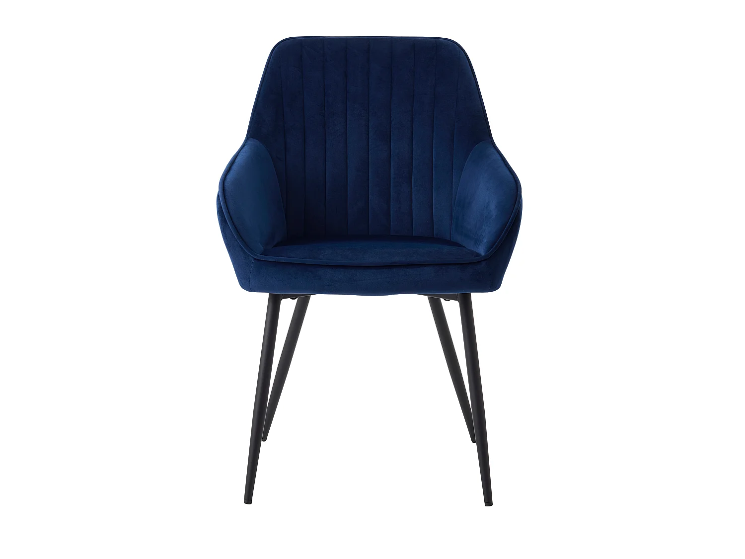 POLTRONA NOLAN STRIPE BLUE VELVET – CONJUNTO DE 2