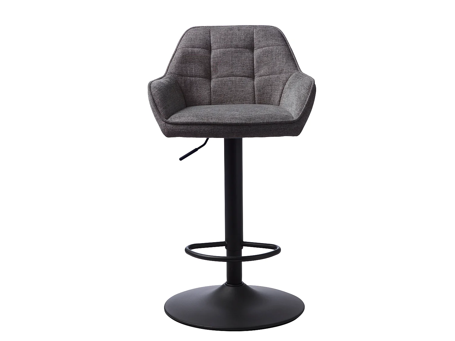 TABURETE DE BAR NOLAN SQUARE DARK GREY – SET DE 2
