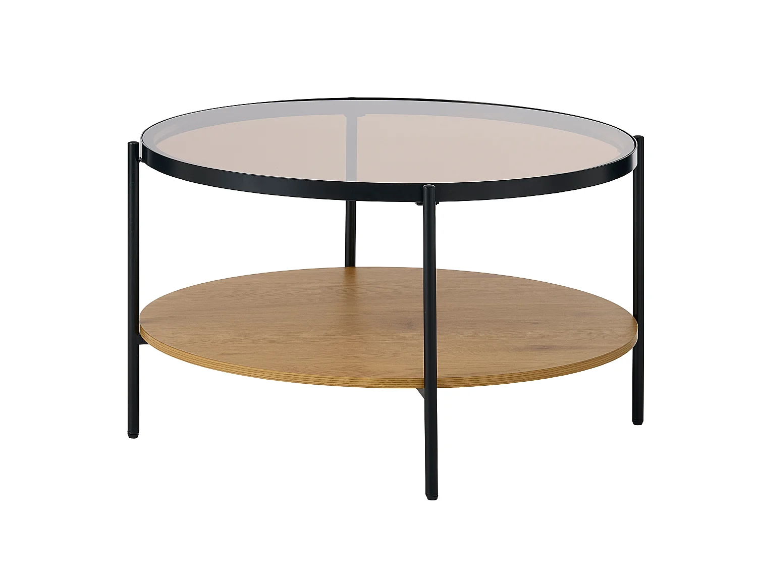 MESA DE CENTRO HASSEL Ø84 CM TAWNY