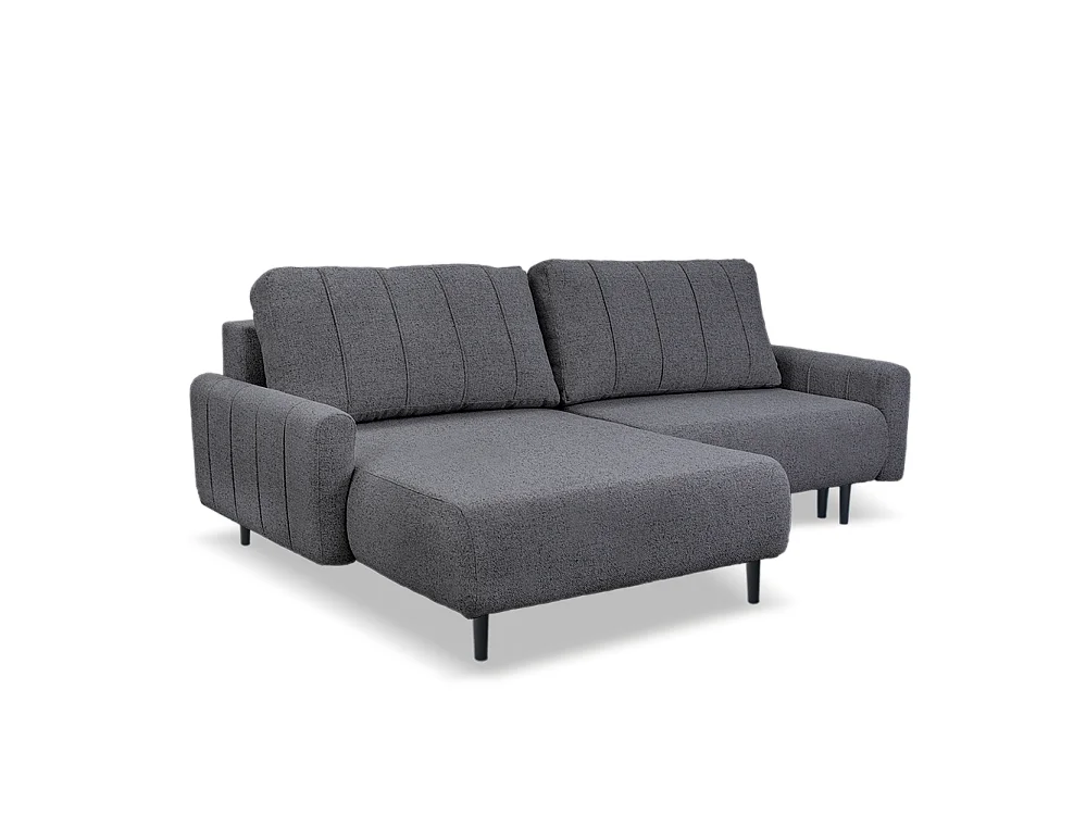 Sprint Ecksofa, Dunkelgrau (Hevre 16) links