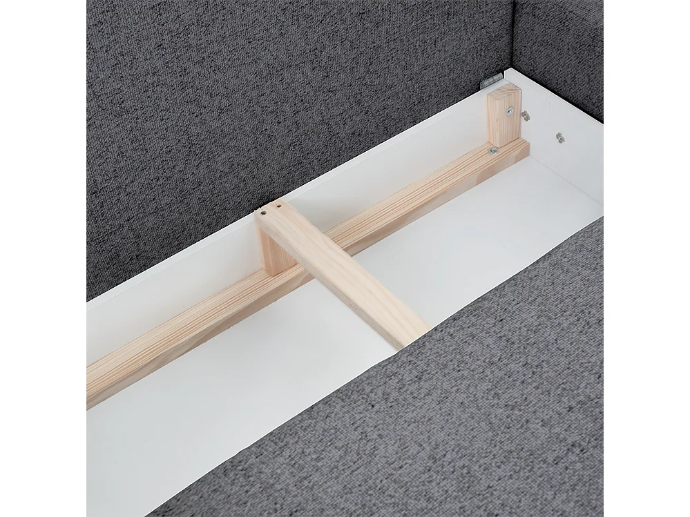 Sprint Ecksofa, Dunkelgrau (Hevre 16) links