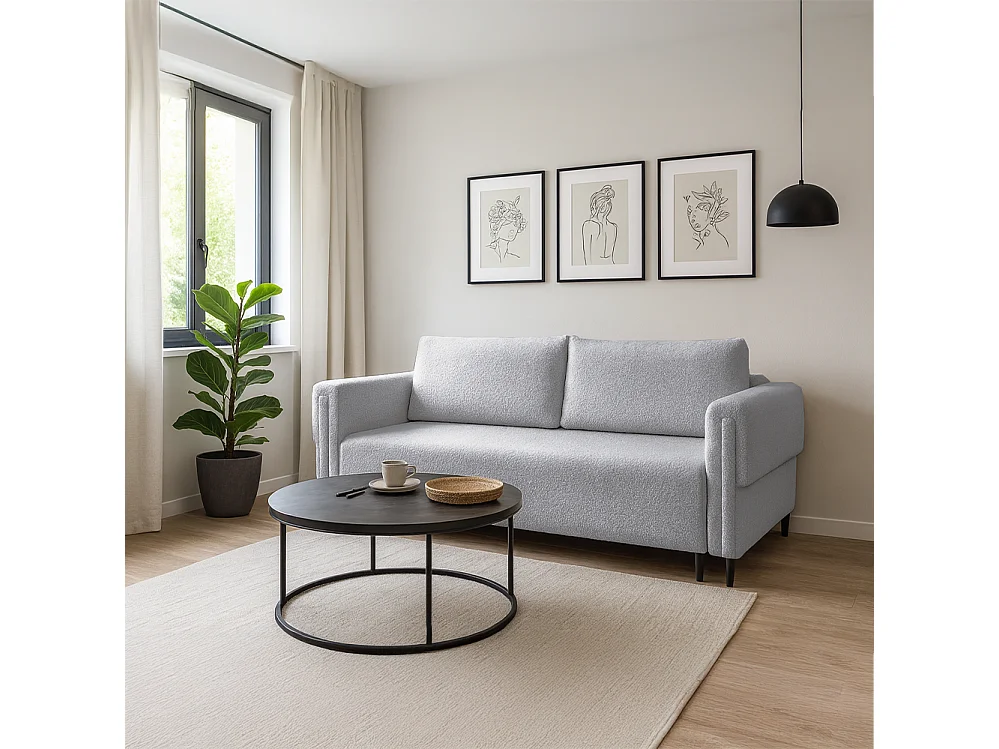 Adel Sofa, Grau (Marcello 17)