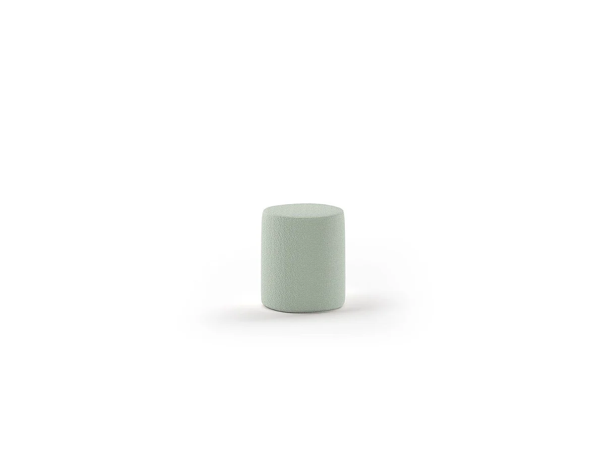 Pack - Lit Coffre Adulte & 2 Poufs "Moon" 140x200cm Vert
