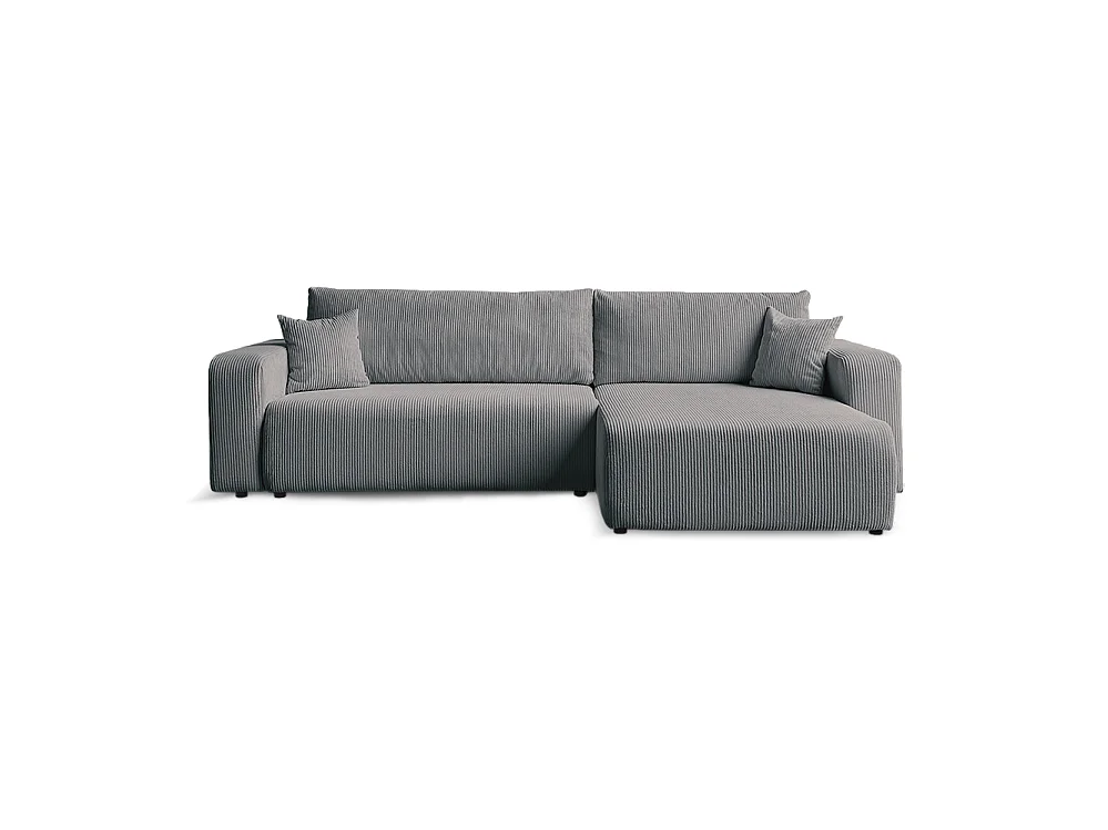 Mia XL Ecksofa, Dunkelgrau (Poso 34)
