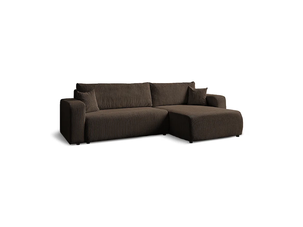 Mia XL Ecksofa, Braun (Poso 6)