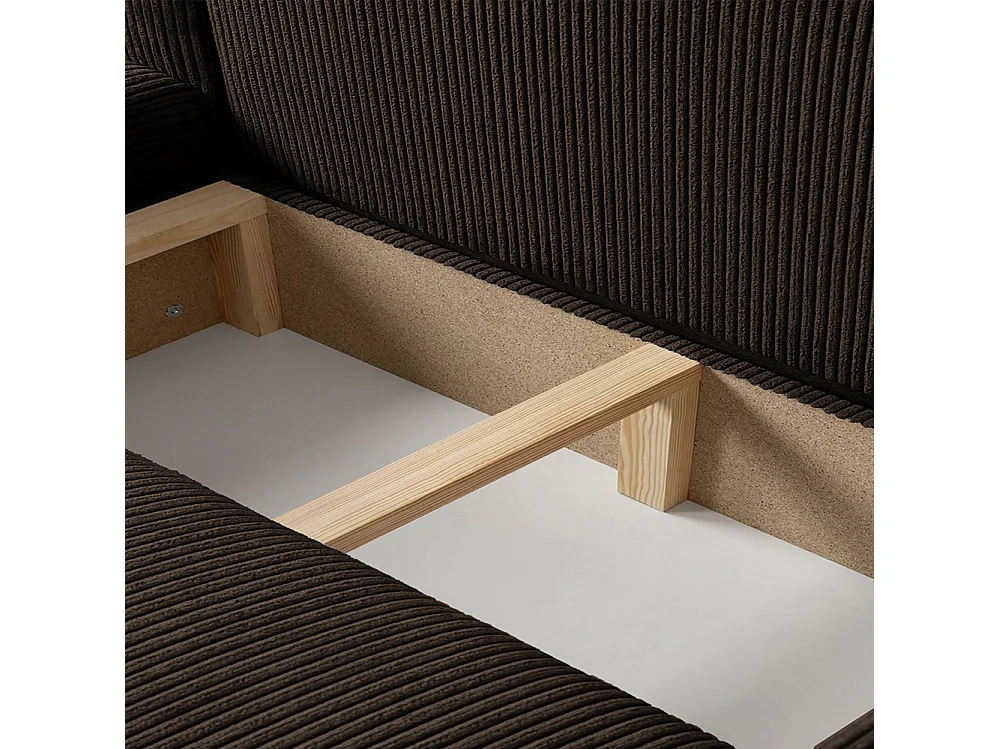 Mia XL Ecksofa, Braun (Poso 6)