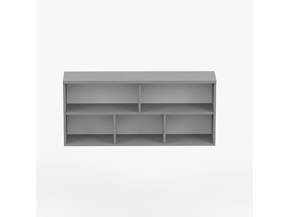 Wandregal OMEGA II 110 cm, Grau