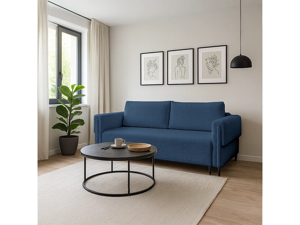 Adel Sofa, Blau (Marcello 22)