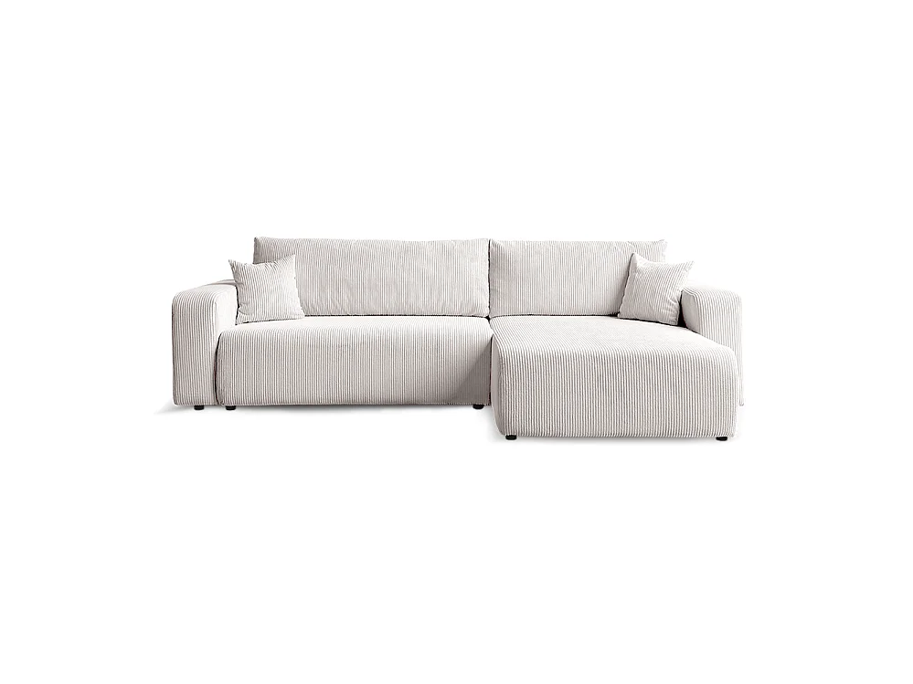 Mia XL Ecksofa, Creme (Poso 100)