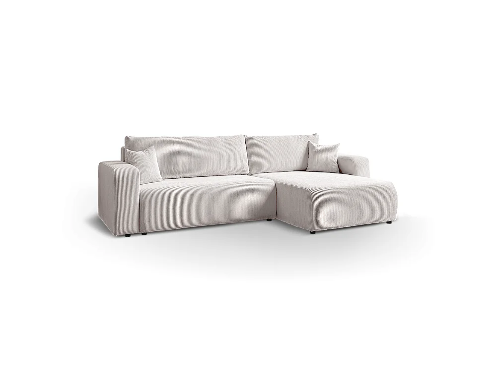 Mia XL Ecksofa, Creme (Poso 100)
