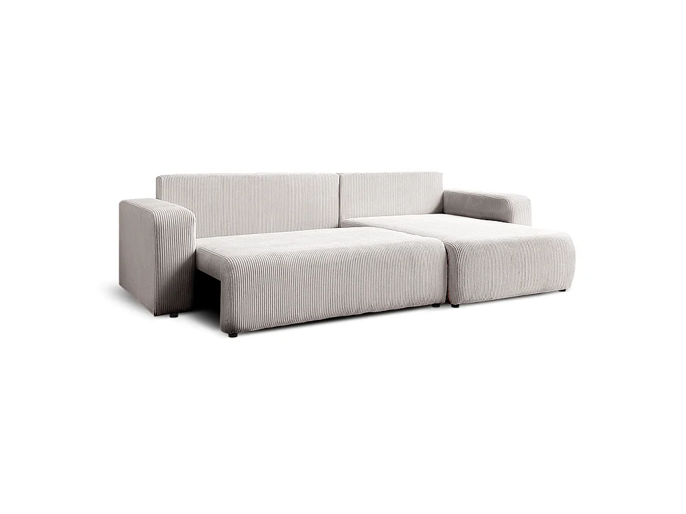 Mia XL Ecksofa, Creme (Poso 100)