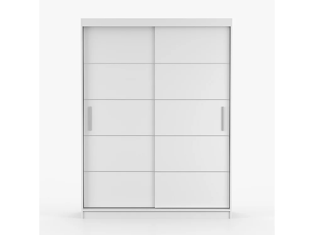 Vista 06 Frida 01 Kleiderschrank- und Kommode-Set, Weiß