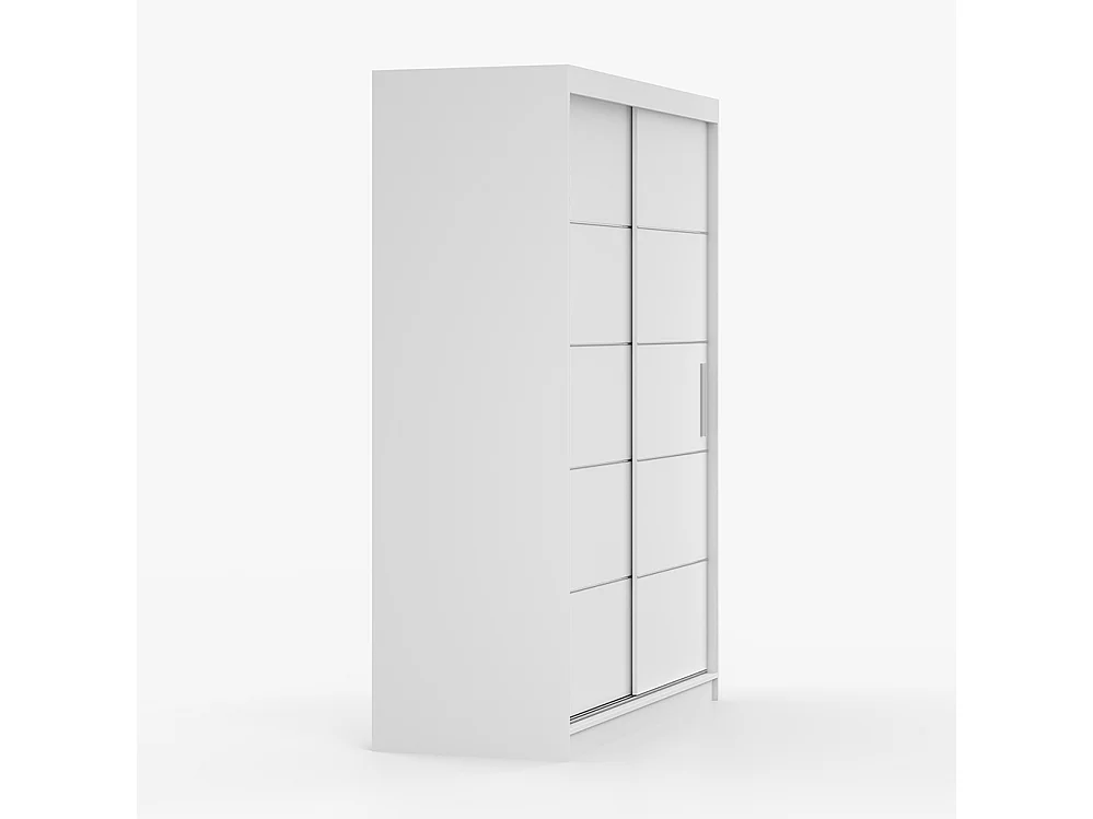 Vista 06 Frida 01 Kleiderschrank- und Kommode-Set, Weiß