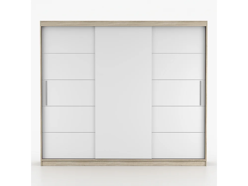 Alba II Frida 01 Mini-Kleiderschrank und Kommode, Sonoma-Eiche