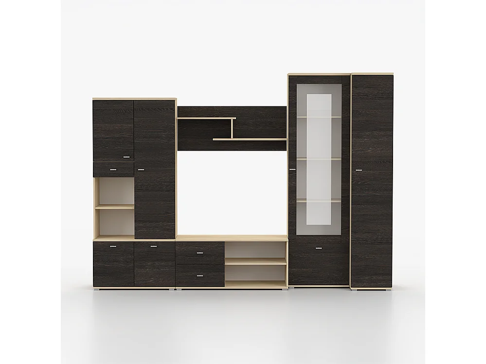 Wohnwand ARS P 290 cm, Esche