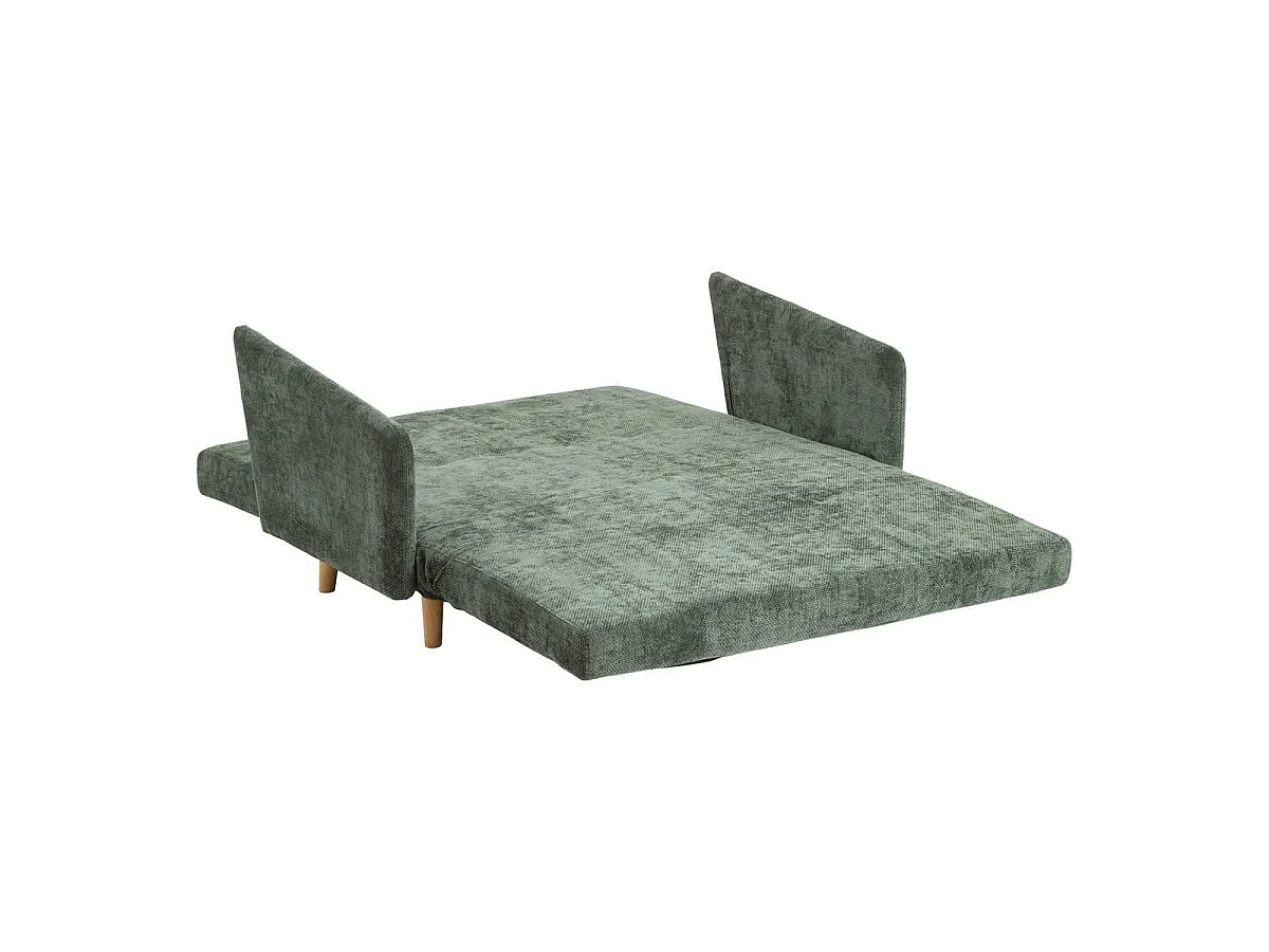 Canapé Convertible 2 Places "Milo" 155cm Vert Cèdre