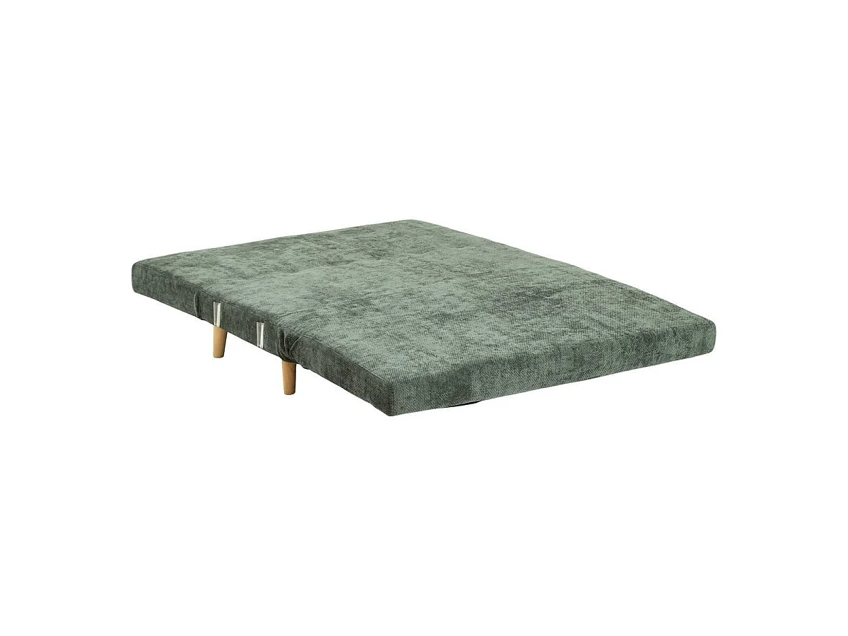 Canapé Convertible 2 Places "Milo" 155cm Vert Cèdre