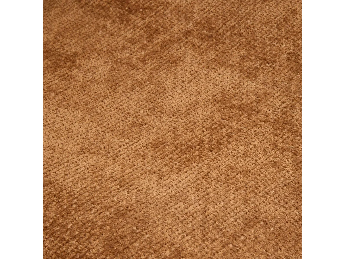 Fauteuil Design Chenille "Astor" 84cm Ambre